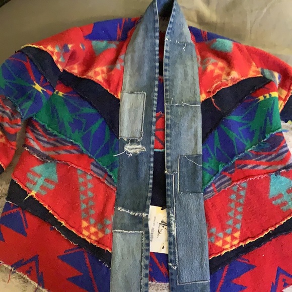 Greg Lauren, Vintage Blanket Scrapwork Kimono GL1 - Picture 9 of 11